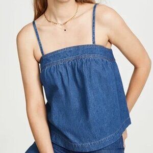 Madewell Denim Cropped Tank